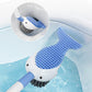 Ensemble de brosses de nettoyage pour toilettes avec ventouse murale