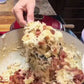 Spatule à salade en silicone avec manche en bois