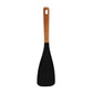 Spatule à salade en silicone avec manche en bois
