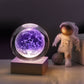 Lampe de décoration de veilleuse boule de cristal galaxie 3D de Pâques (50 % de réduction)