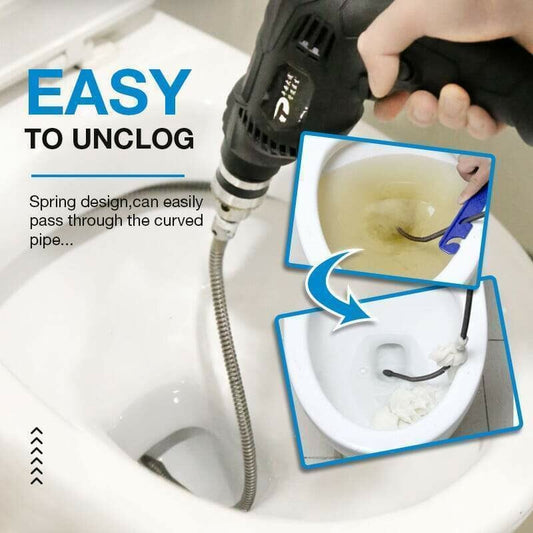 🚿 60% DE RÉDUCTION ! 🎉 Ressort Électrique pour Déboucheur – Puissant, Flexible & Léger 🪠📦