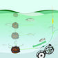Hameçon de Pêche avec Cage à Appât Flottante à 360°