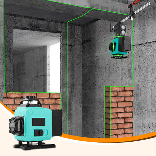 Niveau Laser Industriel à Mesure Haute Précision en Vert 🎯✨ - Idéal pour des Projets Professionnels!