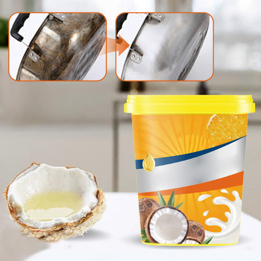 Pâte nettoyante efficace à base d'huile de coco pour la cuisine