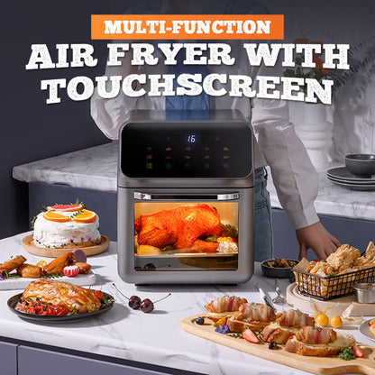 🔥50% de réduction - SOLDES🍳🍗Friteuse à air chaud multifonction avec écran tactile | Livraison gratuite✈️