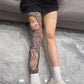 ✨Tout nouveau design 2026 😎Manches de jambe extensibles à imprimé tatouage