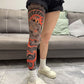 ✨Tout nouveau design 2026 😎Manches de jambe extensibles à imprimé tatouage