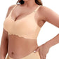 Soutien-gorge push-up plongeant en V profond sans armatures et sans coutures