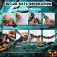 Décoration murale LED chauve-souris 3D pour Halloween 🦇