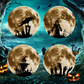 Décoration murale LED chauve-souris 3D pour Halloween 🦇