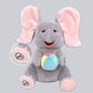 🐘 50% DE RÉDUCTION ! 🎁 Doudou Éléphant Cache-Cache - Peluche Interactive avec Effet Surprise, Idéal pour Éveil des Tout-Petits 🧸✨