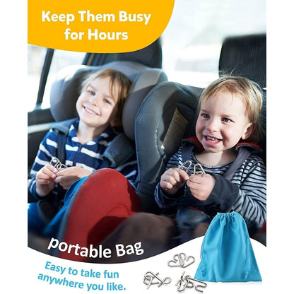 🔗 60% DE RÉDUCTION ! 🧠 Iron Link Unlock Interlock Game - Casse-Tête Métallique Anti-Stress pour Défi Cérébral et Relaxation 🧩✨