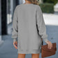 👚 60% DE RÉDUCTION ! 🧥 Robe Sweat Décontractée à Fente Zippée - Confort Doux et Style Urbain pour un Look Casual Confy, Taille Unique 🏙️✨