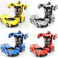 Jouet voiture transformable en robot et créatif