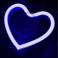 ❄️Réduction pour les fêtes 🎁 Lampe d'ambiance sans fil en forme de cœur pour voiture