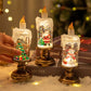🎄Christmas Sales🎉Boule à neige de Noël lumineuse à piles avec bougie