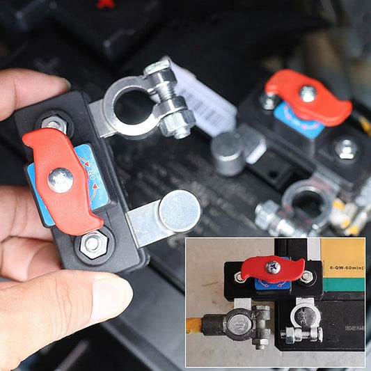 📢📢50 % de réduction !!! 🎅 Interrupteur de Déconnexion Batterie Voiture - 12V-24V Compatible, Coque Ignifuge, Urgence et Maintenance ⚡🚘