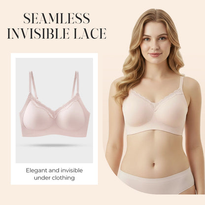 Women’s Breathable Wireless Comfort Lift Lace Bra