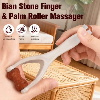 Rouleau de massage pour les doigts et la paume Bian Stone
