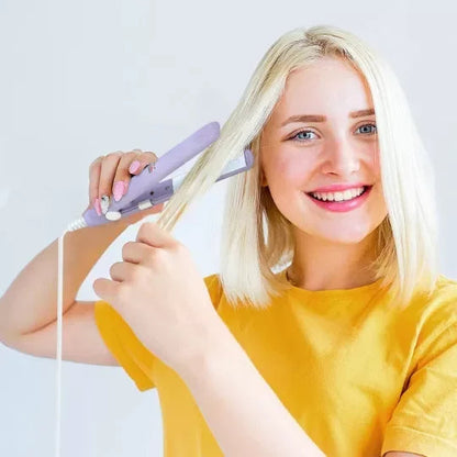 💇Fer à boucler professionnel 2 en 1 en céramique – Chauffe rapide en 30 secondes, contrôle intelligent de la température pour des cheveux sains