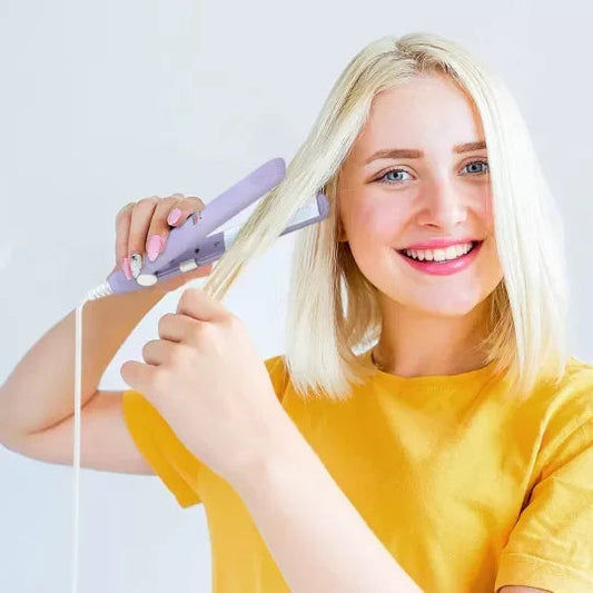 💇Fer à boucler professionnel 2 en 1 en céramique – Chauffe rapide en 30 secondes, contrôle intelligent de la température pour des cheveux sains