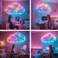 DIY Décor Lumineux Nuage Orageux LED avec Alimentation USB