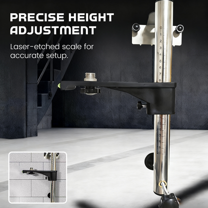 Support de montage mural pour niveau laser réglable