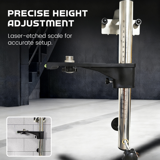 Support de montage mural pour niveau laser réglable