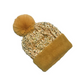 📢50% DE RÉDUCTION✨Bonnet d’Hiver à Pompon & Paillettes Scintillantes – Fausse Fourrure Douce, Ajustement Élastique & Éclat Festif Instantané⚡