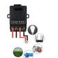 Kit interrupteur et récepteur de télécommande sans fil, sans câblage