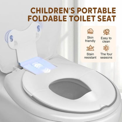 🎃Offre spéciale Halloween : 50 % de réduction !🚽Siège de toilette de voyage pliable pour l’apprentissage de la propreté chez les tout-petits – Ventouse et protection anti-éclaboussures