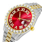 💎 Volez la vedette ! Montre à quartz pour hommes entièrement en strass | Design luxueux, look affirmé🕶️