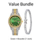 💎 Volez la vedette ! Montre à quartz pour hommes entièrement en strass | Design luxueux, look affirmé🕶️