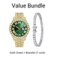 💎 Volez la vedette ! Montre à quartz pour hommes entièrement en strass | Design luxueux, look affirmé🕶️
