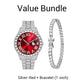 💎 Volez la vedette ! Montre à quartz pour hommes entièrement en strass | Design luxueux, look affirmé🕶️