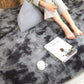 Tapis de Sol en Peluche à Couleur Dégradée