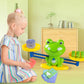 Jouet mathématique éducatif pour enfants, échelle d'équilibre grenouille