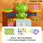 Jouet mathématique éducatif pour enfants, échelle d'équilibre grenouille
