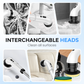 Brosse de nettoyage électrique extensible multifonctionnelle