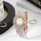Montre-bracelet élégante en strass pour femmes
