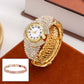 Montre-bracelet élégante en strass pour femmes