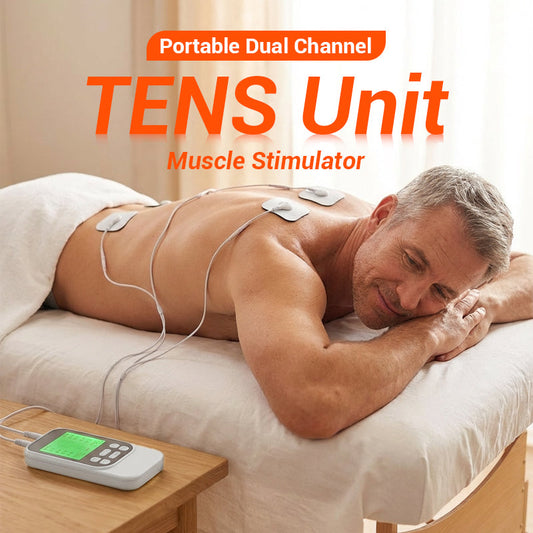 Stimulateur musculaire TENS portable à double canal