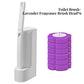 Brosse de toilette jetable avec support de rangement