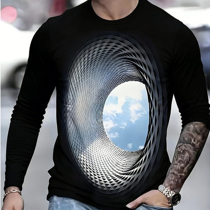 👕 60% DE RÉDUCTION ! 🎨 Haut à imprimé numérique 3D pour homme – Tissu respirant, Coupe moderne & Design unique ✨