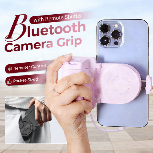 Poignée d'appareil photo Bluetooth avec obturateur à distance