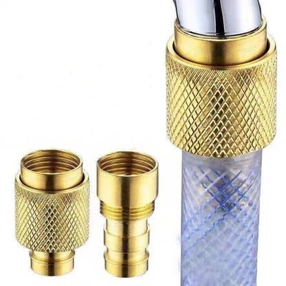 Adaptateur de tuyau d'eau en cuivre, buse de tuyau d'eau haute pression