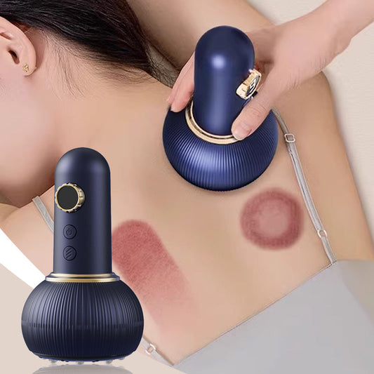 Ensemble de masseur électrique de thérapie par ventouses et de brosses méridiennes