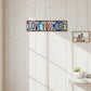 Plaque d'immatriculation vintage « Love You More » en méta