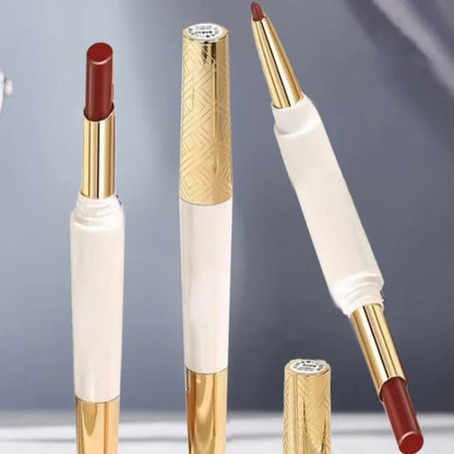 Rouge à lèvres et crayon à lèvres 2 en 1 résistant à l'ea