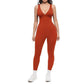 Combinaison V-Neck ultra-stretch pour fitness & yoga